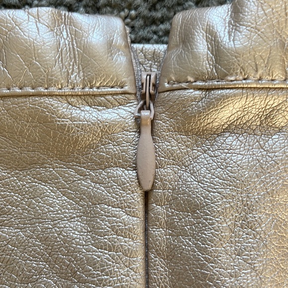 Gold Mini Skirt - Picture 4 of 10